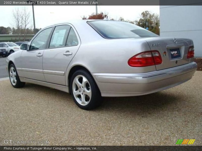 Quartz Silver Metallic / Ash 2002 Mercedes-Benz E 430 Sedan