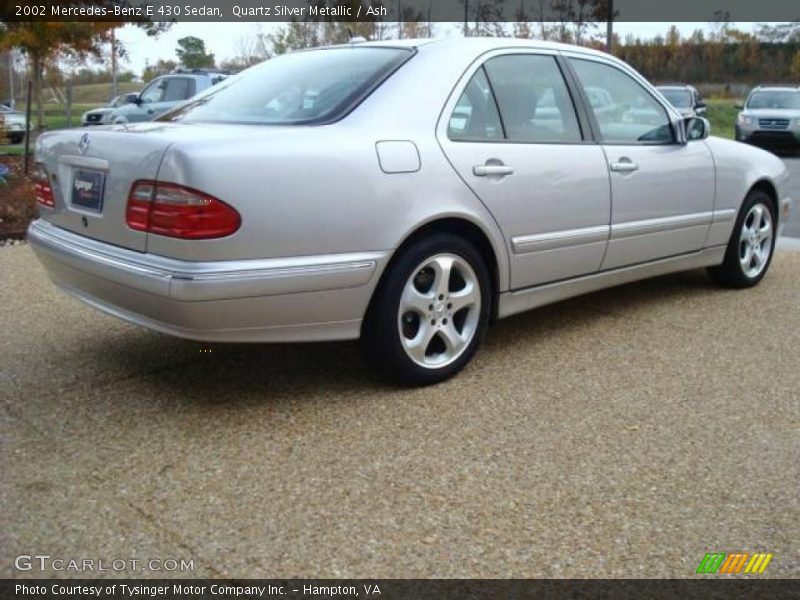 Quartz Silver Metallic / Ash 2002 Mercedes-Benz E 430 Sedan