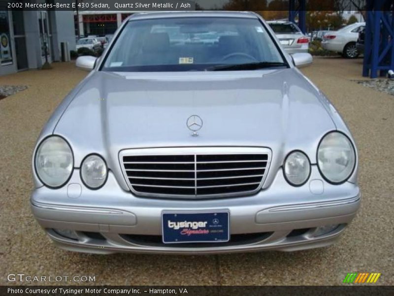 Quartz Silver Metallic / Ash 2002 Mercedes-Benz E 430 Sedan