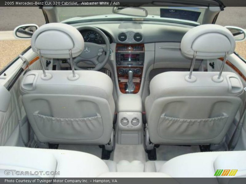 Alabaster White / Ash 2005 Mercedes-Benz CLK 320 Cabriolet