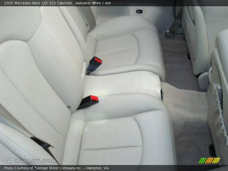 Alabaster White / Ash 2005 Mercedes-Benz CLK 320 Cabriolet