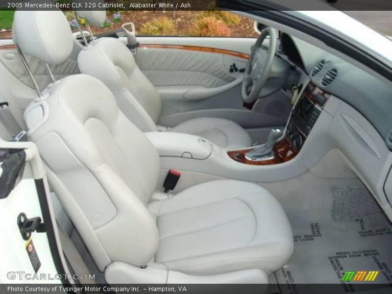 Alabaster White / Ash 2005 Mercedes-Benz CLK 320 Cabriolet