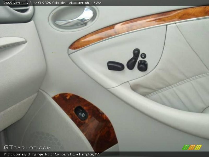 Alabaster White / Ash 2005 Mercedes-Benz CLK 320 Cabriolet