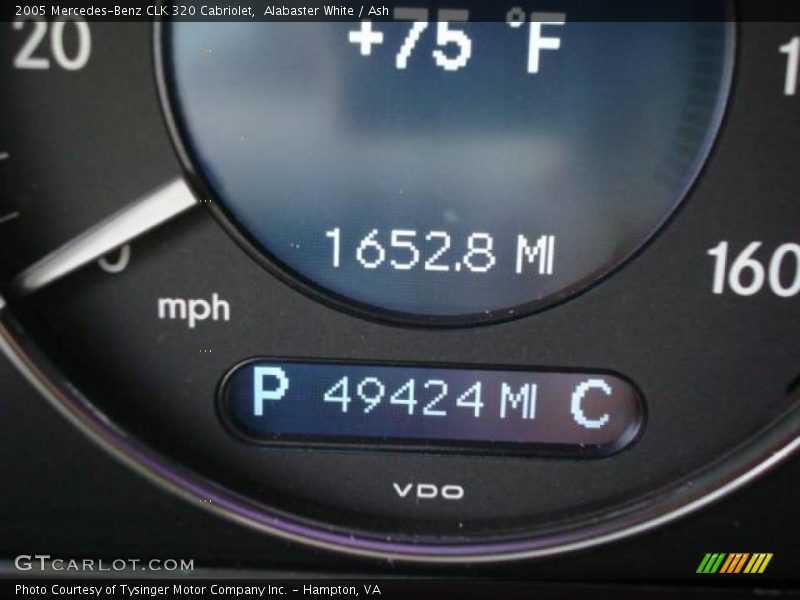 Alabaster White / Ash 2005 Mercedes-Benz CLK 320 Cabriolet