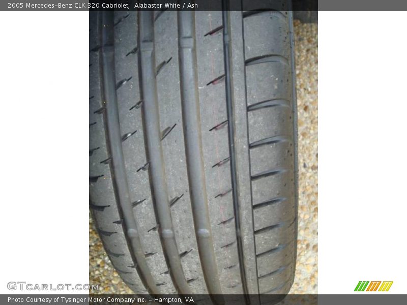 Alabaster White / Ash 2005 Mercedes-Benz CLK 320 Cabriolet