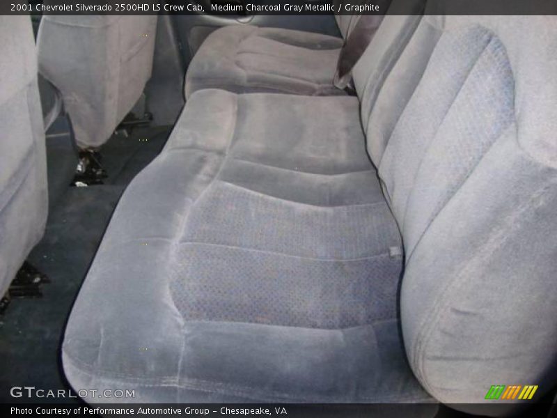 Medium Charcoal Gray Metallic / Graphite 2001 Chevrolet Silverado 2500HD LS Crew Cab
