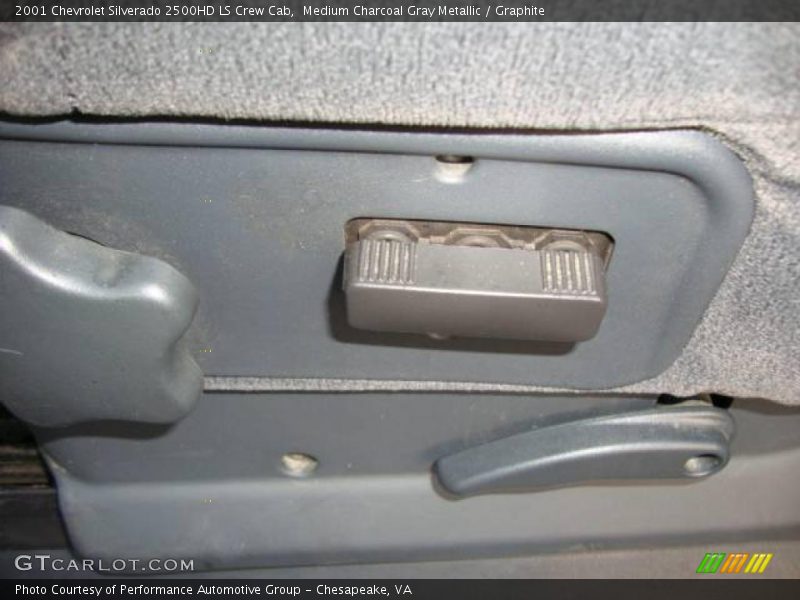 Medium Charcoal Gray Metallic / Graphite 2001 Chevrolet Silverado 2500HD LS Crew Cab