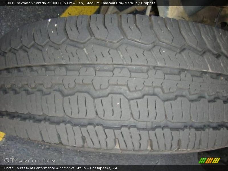 Medium Charcoal Gray Metallic / Graphite 2001 Chevrolet Silverado 2500HD LS Crew Cab