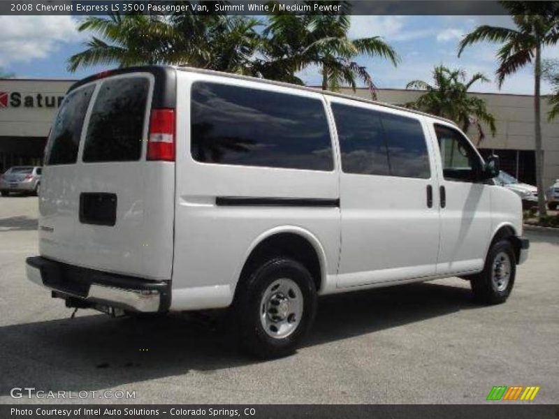 Summit White / Medium Pewter 2008 Chevrolet Express LS 3500 Passenger Van