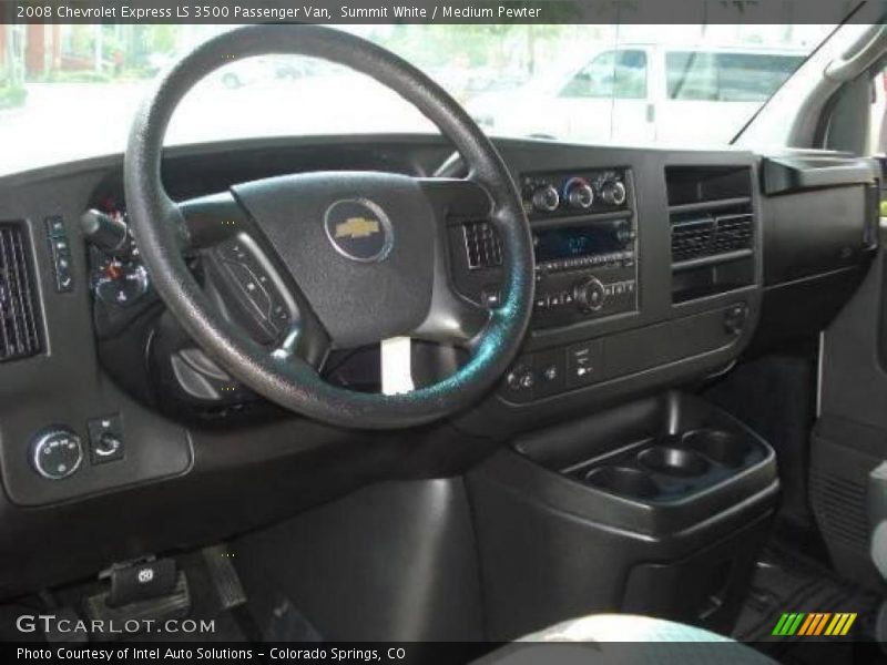 Summit White / Medium Pewter 2008 Chevrolet Express LS 3500 Passenger Van