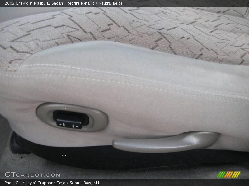 Redfire Metallic / Neutral Beige 2003 Chevrolet Malibu LS Sedan