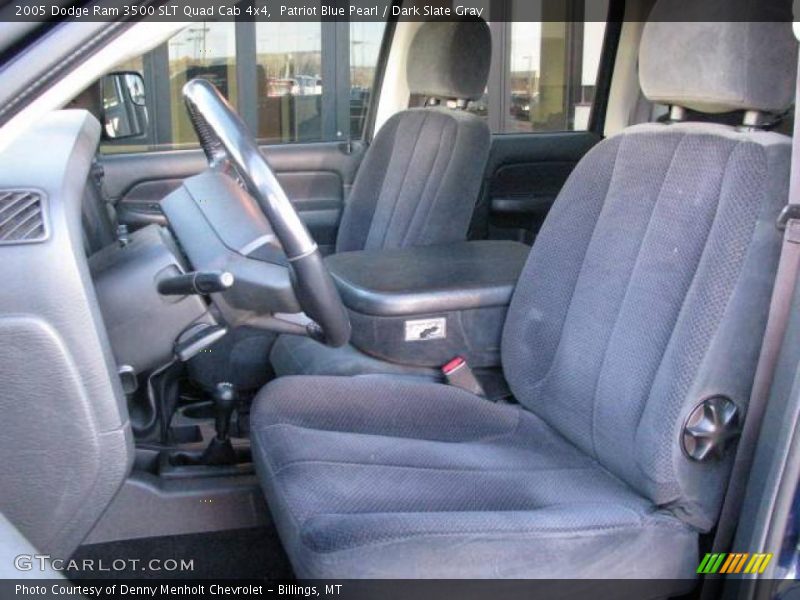 Patriot Blue Pearl / Dark Slate Gray 2005 Dodge Ram 3500 SLT Quad Cab 4x4