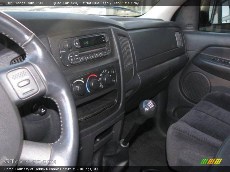 Patriot Blue Pearl / Dark Slate Gray 2005 Dodge Ram 3500 SLT Quad Cab 4x4