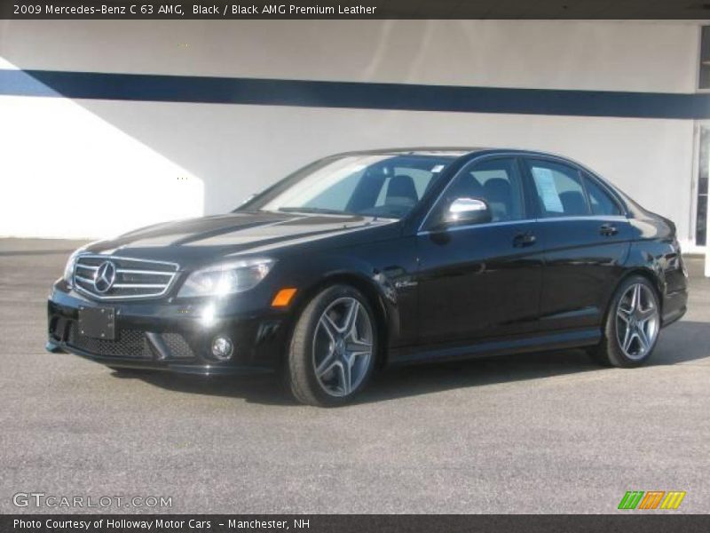 Black / Black AMG Premium Leather 2009 Mercedes-Benz C 63 AMG