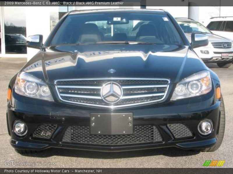 Black / Black AMG Premium Leather 2009 Mercedes-Benz C 63 AMG