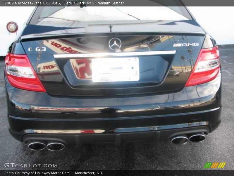 Black / Black AMG Premium Leather 2009 Mercedes-Benz C 63 AMG