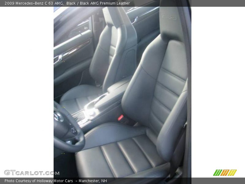 Black / Black AMG Premium Leather 2009 Mercedes-Benz C 63 AMG