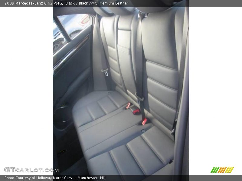 Black / Black AMG Premium Leather 2009 Mercedes-Benz C 63 AMG