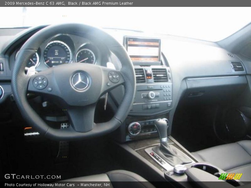 Black / Black AMG Premium Leather 2009 Mercedes-Benz C 63 AMG
