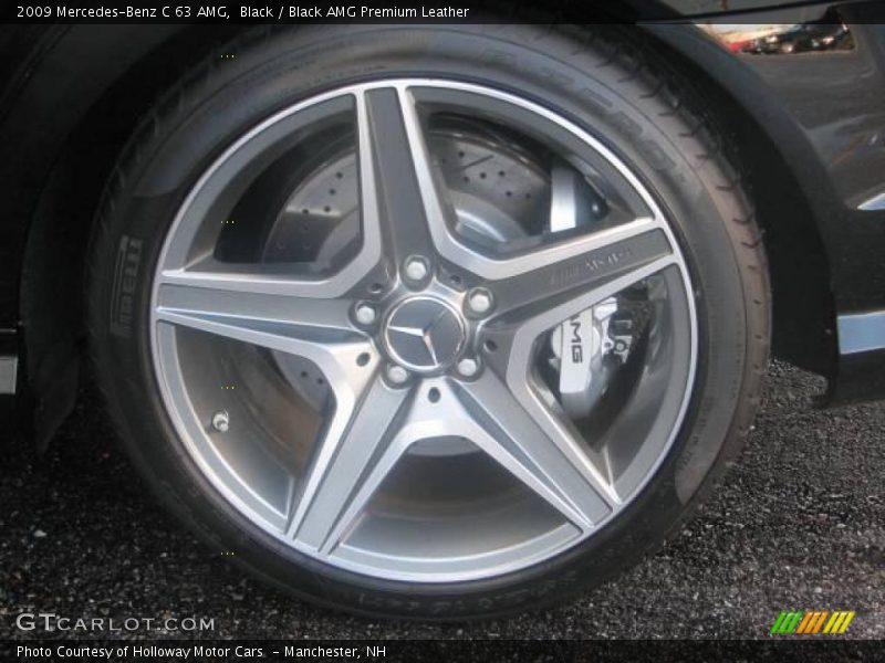 Black / Black AMG Premium Leather 2009 Mercedes-Benz C 63 AMG