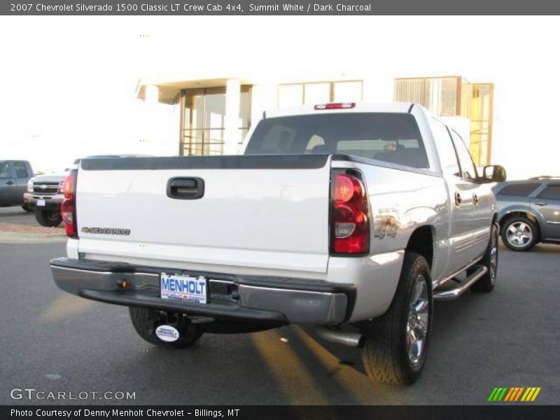 Summit White / Dark Charcoal 2007 Chevrolet Silverado 1500 Classic LT Crew Cab 4x4