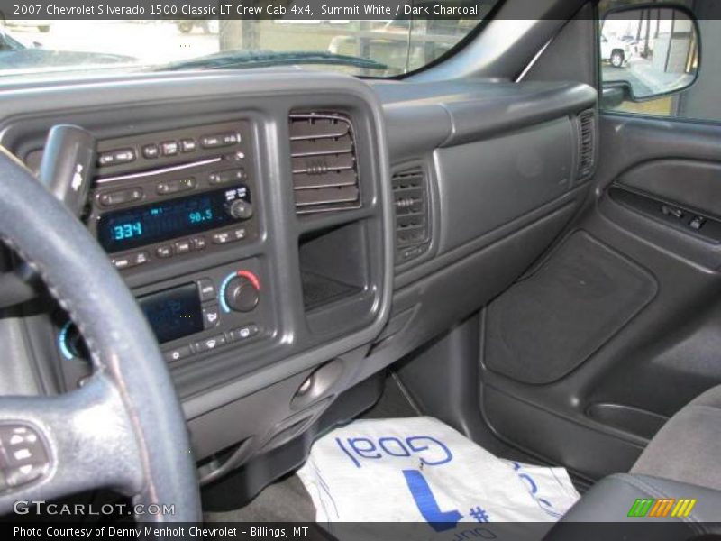 Summit White / Dark Charcoal 2007 Chevrolet Silverado 1500 Classic LT Crew Cab 4x4