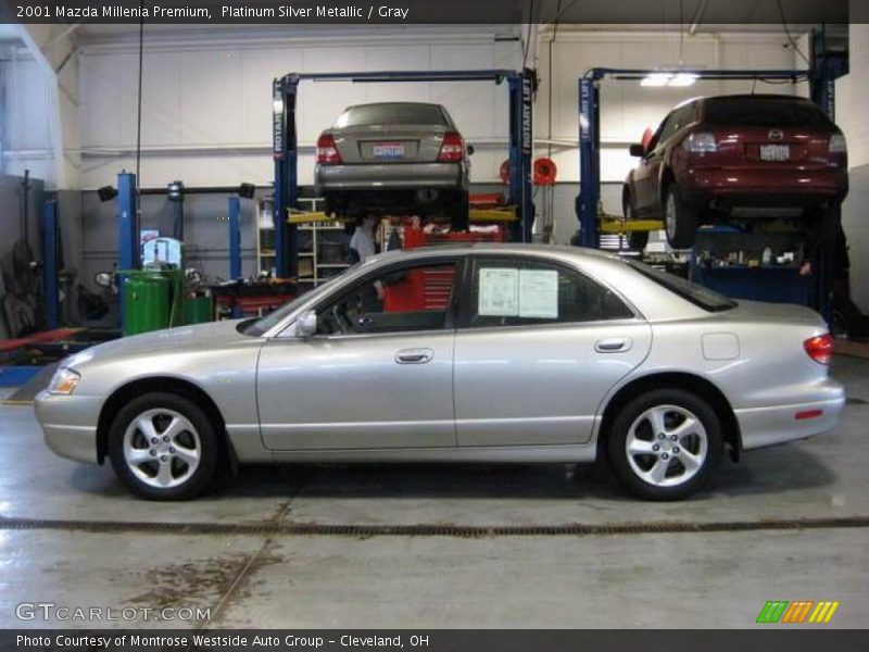 Platinum Silver Metallic / Gray 2001 Mazda Millenia Premium