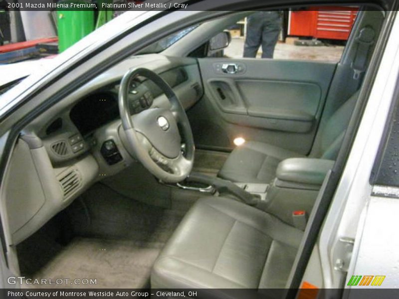 Platinum Silver Metallic / Gray 2001 Mazda Millenia Premium