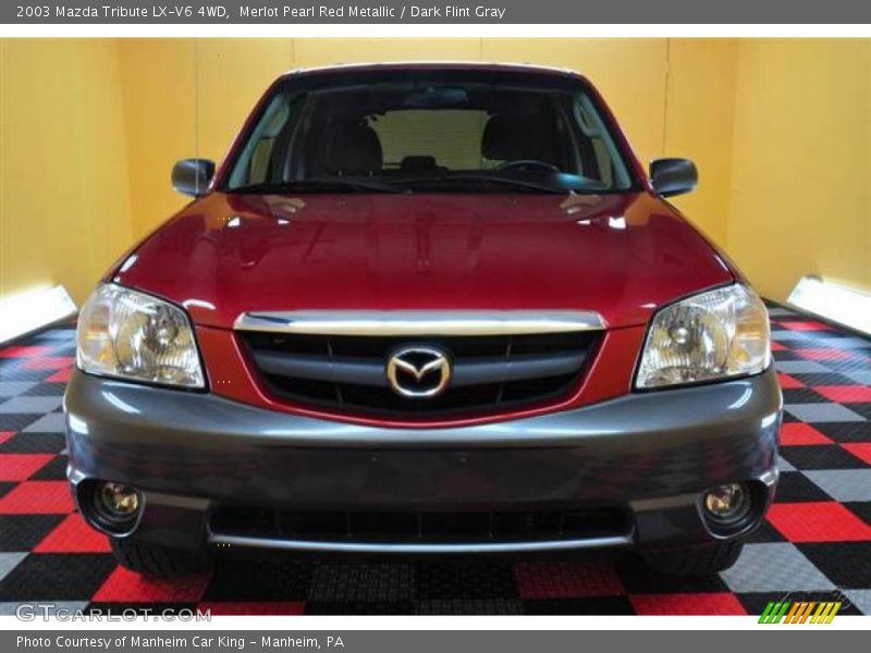 Merlot Pearl Red Metallic / Dark Flint Gray 2003 Mazda Tribute LX-V6 4WD