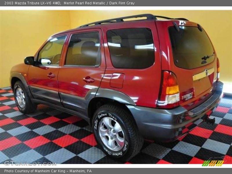 Merlot Pearl Red Metallic / Dark Flint Gray 2003 Mazda Tribute LX-V6 4WD