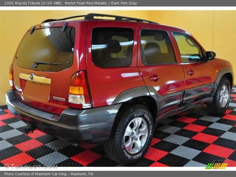 Merlot Pearl Red Metallic / Dark Flint Gray 2003 Mazda Tribute LX-V6 4WD