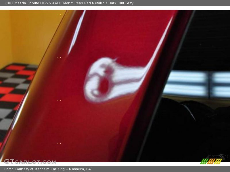 Merlot Pearl Red Metallic / Dark Flint Gray 2003 Mazda Tribute LX-V6 4WD