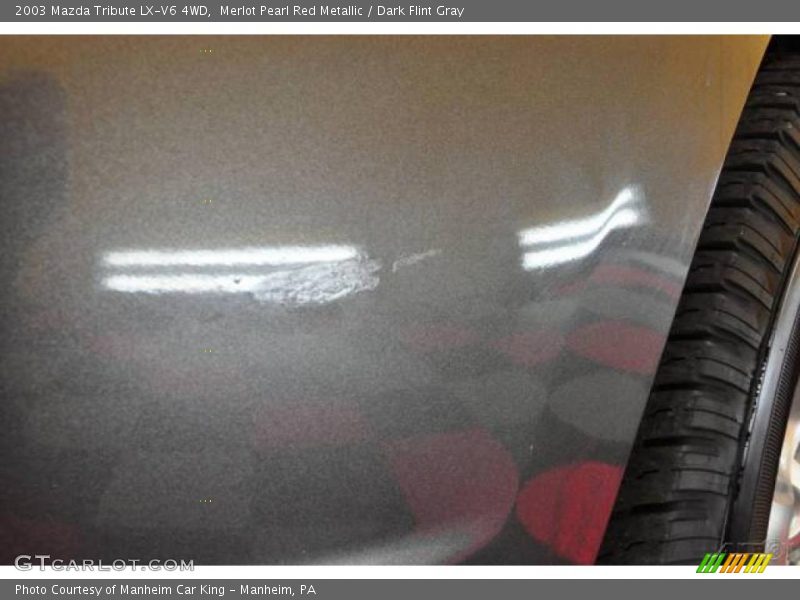 Merlot Pearl Red Metallic / Dark Flint Gray 2003 Mazda Tribute LX-V6 4WD