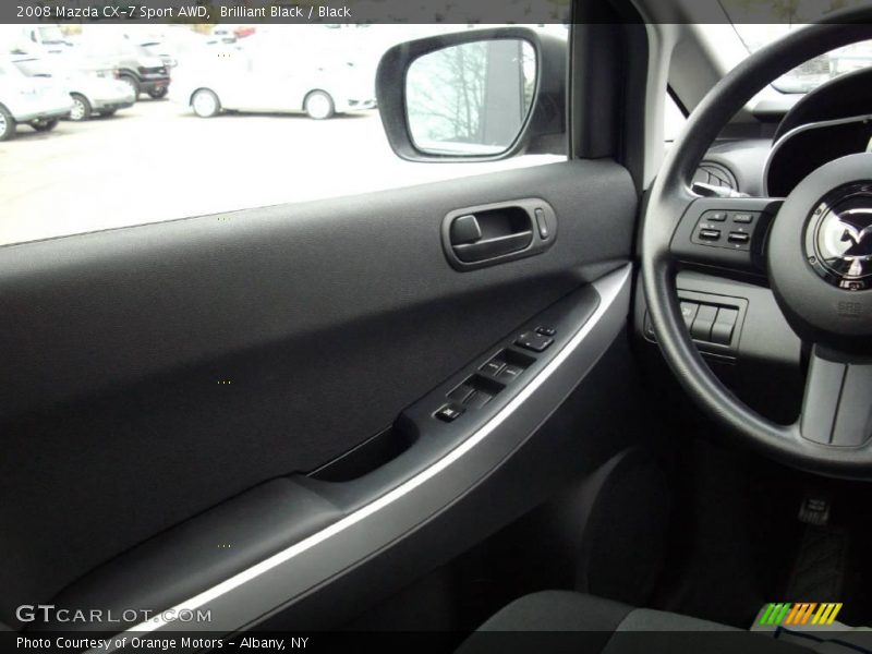 Brilliant Black / Black 2008 Mazda CX-7 Sport AWD