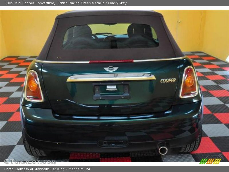 British Racing Green Metallic / Black/Grey 2009 Mini Cooper Convertible