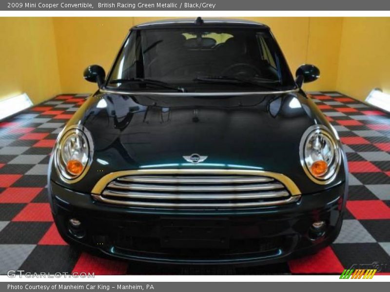 British Racing Green Metallic / Black/Grey 2009 Mini Cooper Convertible