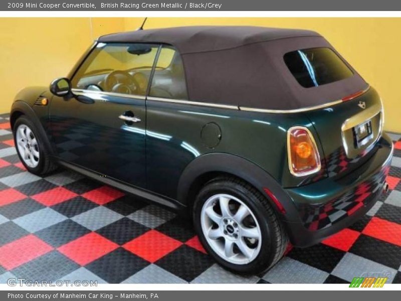 British Racing Green Metallic / Black/Grey 2009 Mini Cooper Convertible
