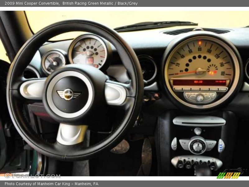 British Racing Green Metallic / Black/Grey 2009 Mini Cooper Convertible