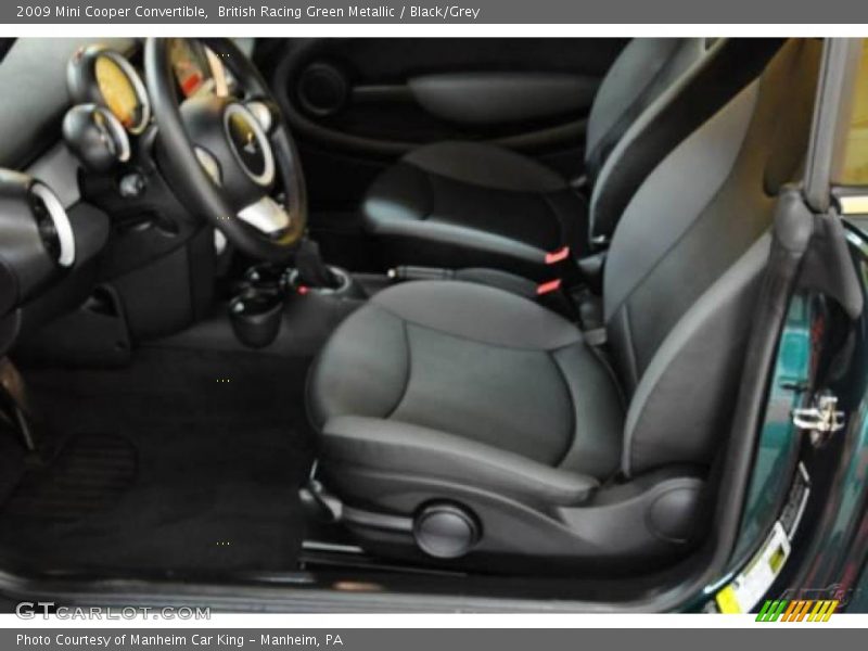 British Racing Green Metallic / Black/Grey 2009 Mini Cooper Convertible