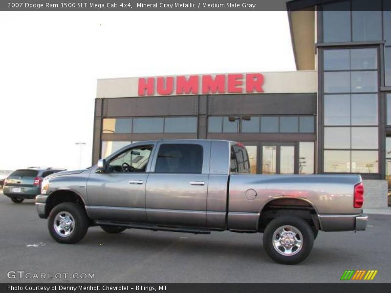 Mineral Gray Metallic / Medium Slate Gray 2007 Dodge Ram 1500 SLT Mega Cab 4x4