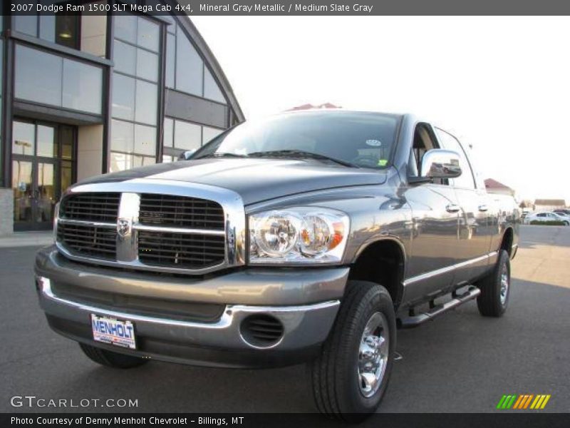 Mineral Gray Metallic / Medium Slate Gray 2007 Dodge Ram 1500 SLT Mega Cab 4x4
