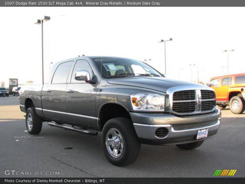 Mineral Gray Metallic / Medium Slate Gray 2007 Dodge Ram 1500 SLT Mega Cab 4x4