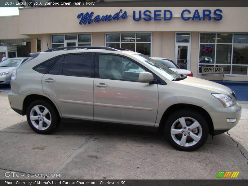 Bamboo Green Pearl / Ivory 2007 Lexus RX 350