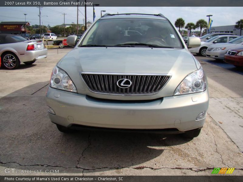 Bamboo Green Pearl / Ivory 2007 Lexus RX 350