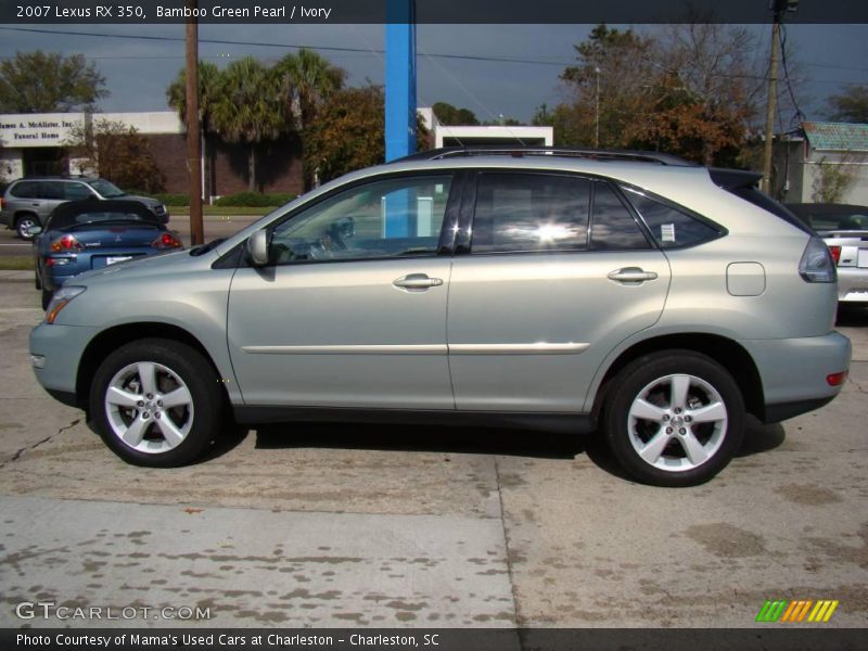Bamboo Green Pearl / Ivory 2007 Lexus RX 350