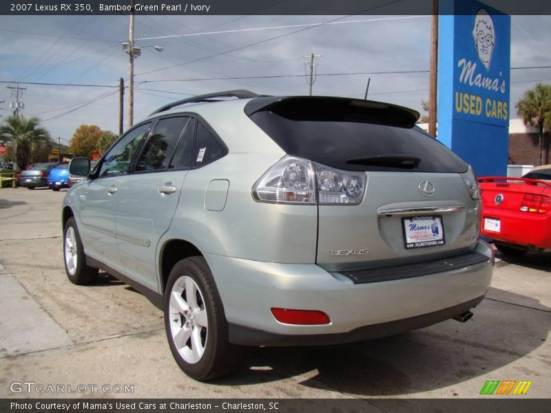 Bamboo Green Pearl / Ivory 2007 Lexus RX 350