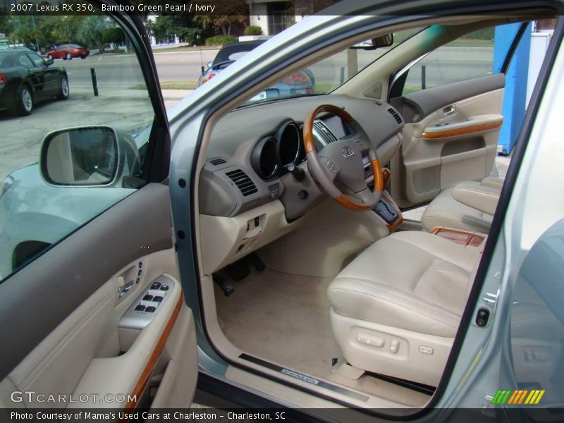 Bamboo Green Pearl / Ivory 2007 Lexus RX 350