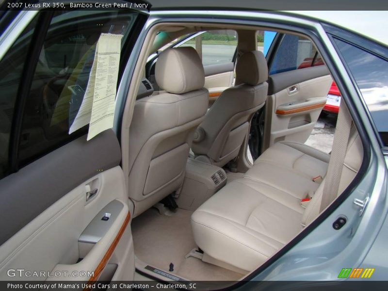 Bamboo Green Pearl / Ivory 2007 Lexus RX 350