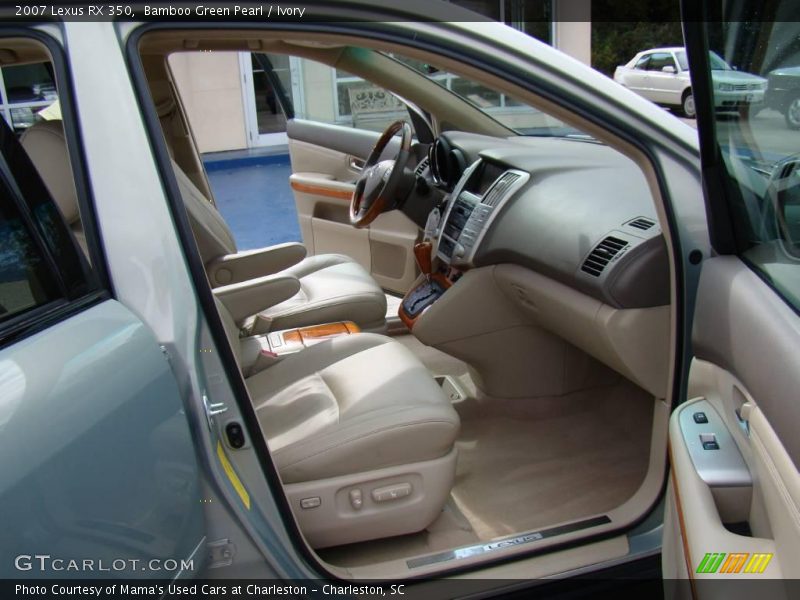 Bamboo Green Pearl / Ivory 2007 Lexus RX 350
