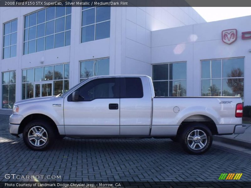 Silver Metallic / Medium/Dark Flint 2008 Ford F150 STX SuperCab